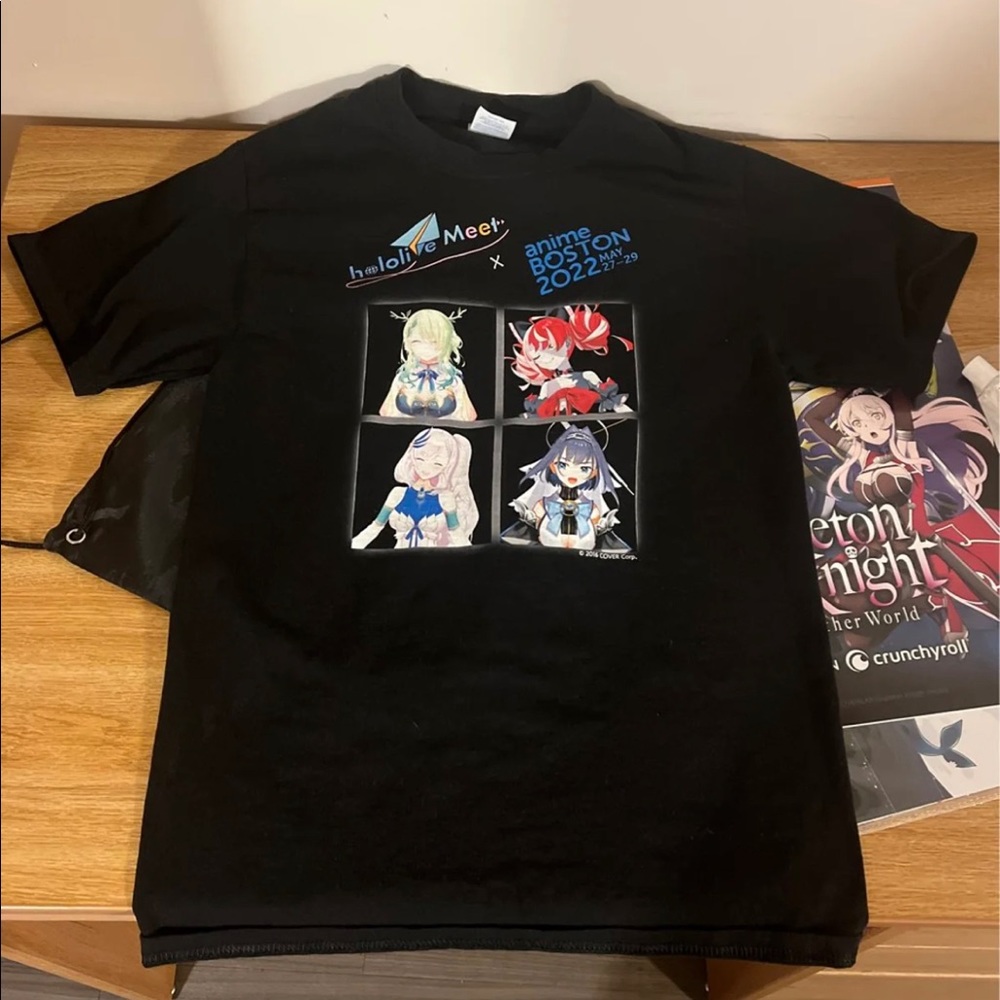 Exclusive Anime Boston x Hololive 2022 T-Shirt Small - Picture 1 of 4
